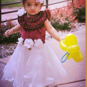 Baby girl party dress size 1 -2 years old